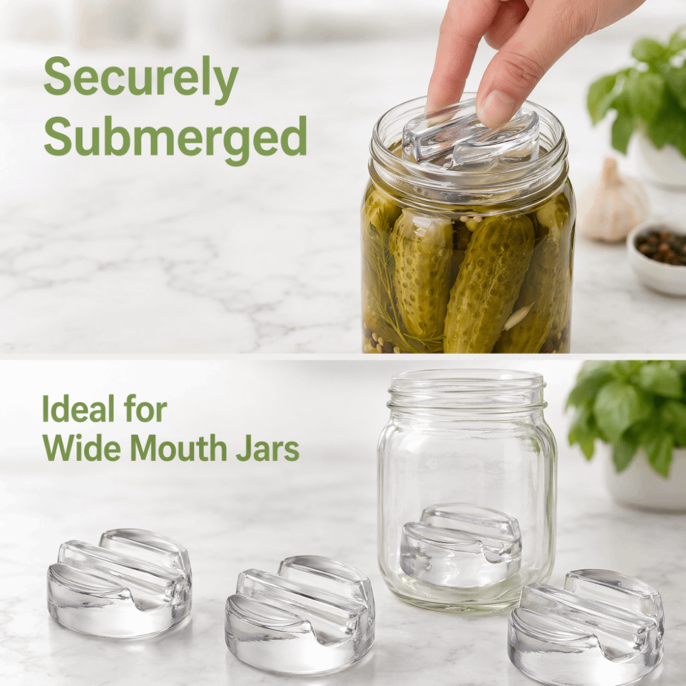 Highball Glass Set - Fermented Glass Weights with Handle Clear