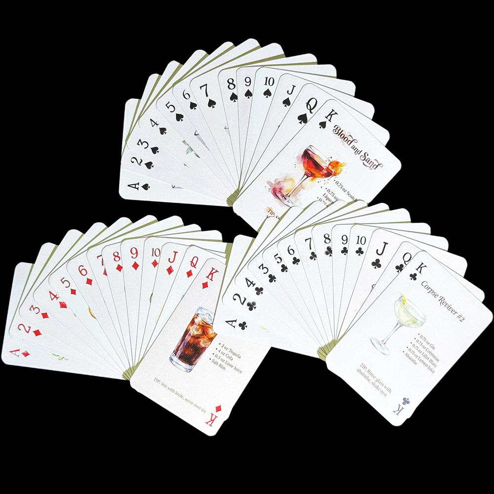 54-Card Deck of Original Cockt - Cocktail Recipe Book recension och pris