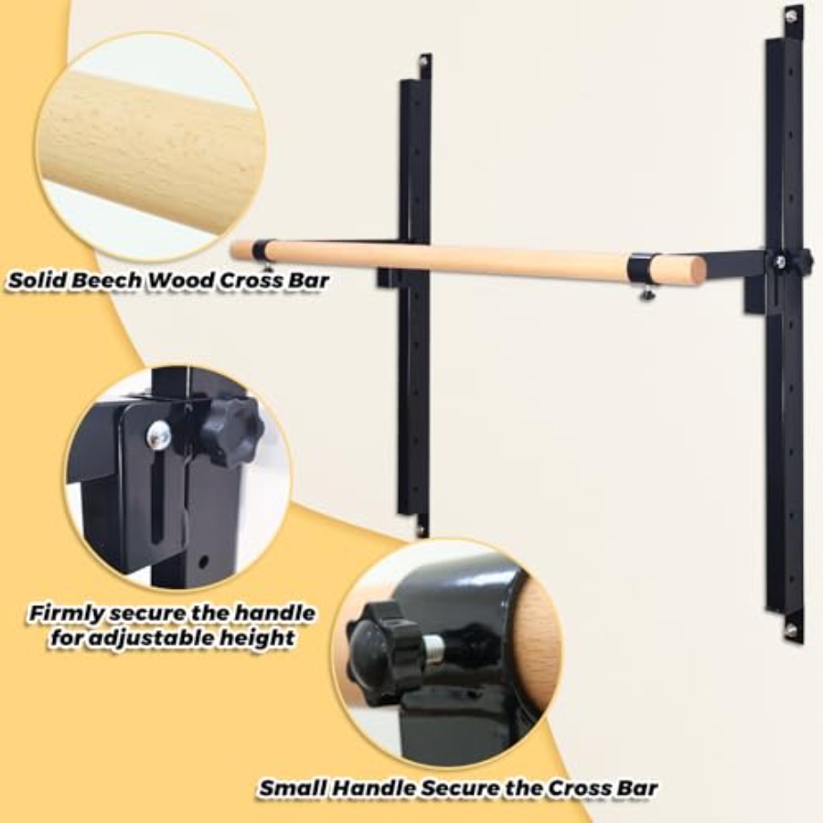 Wall Mounted Ballet Barre 4ft  - Home Bar And Gym recension och pris