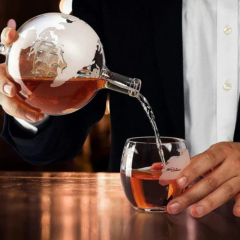850Ml Whiskey Globe Decanter S - Decanter Globe Set recension och pris