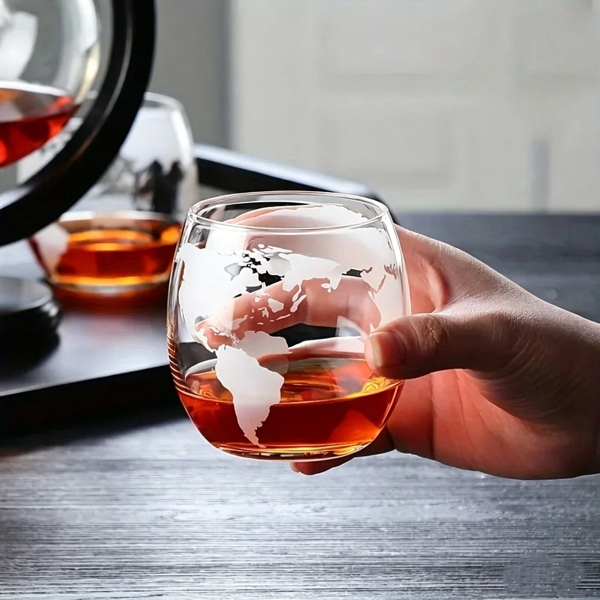 850Ml Whiskey Globe Decanter S - Decanter Globe Set recension och pris