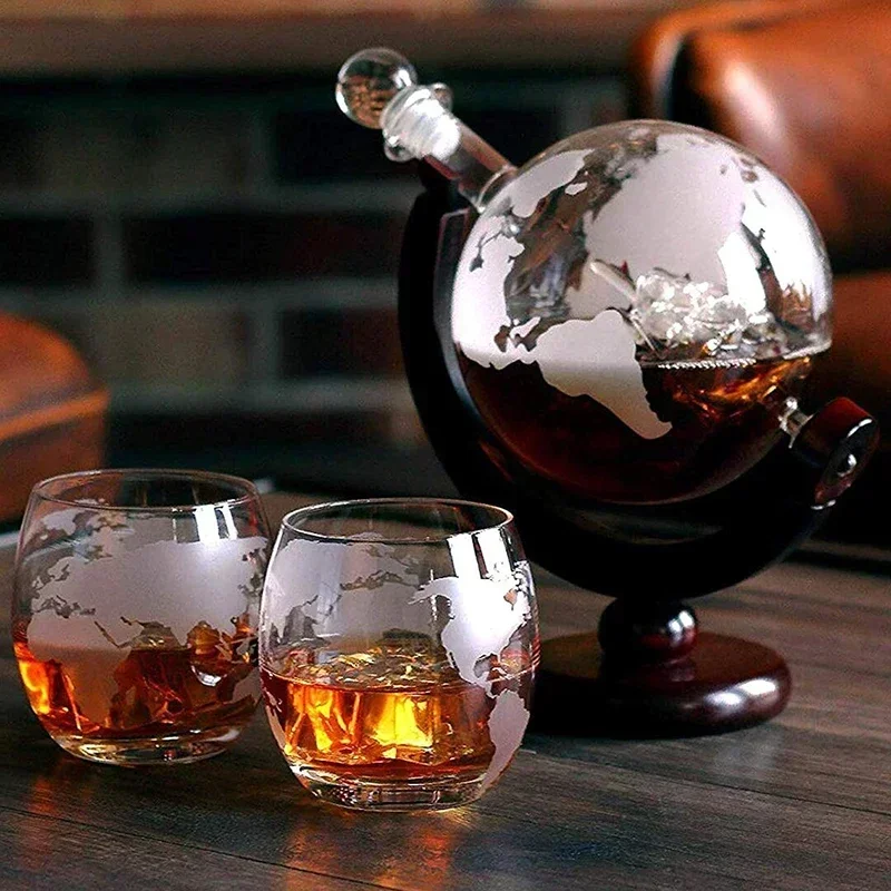 850Ml Whiskey Globe Decanter S - Decanter Globe Set recension och pris