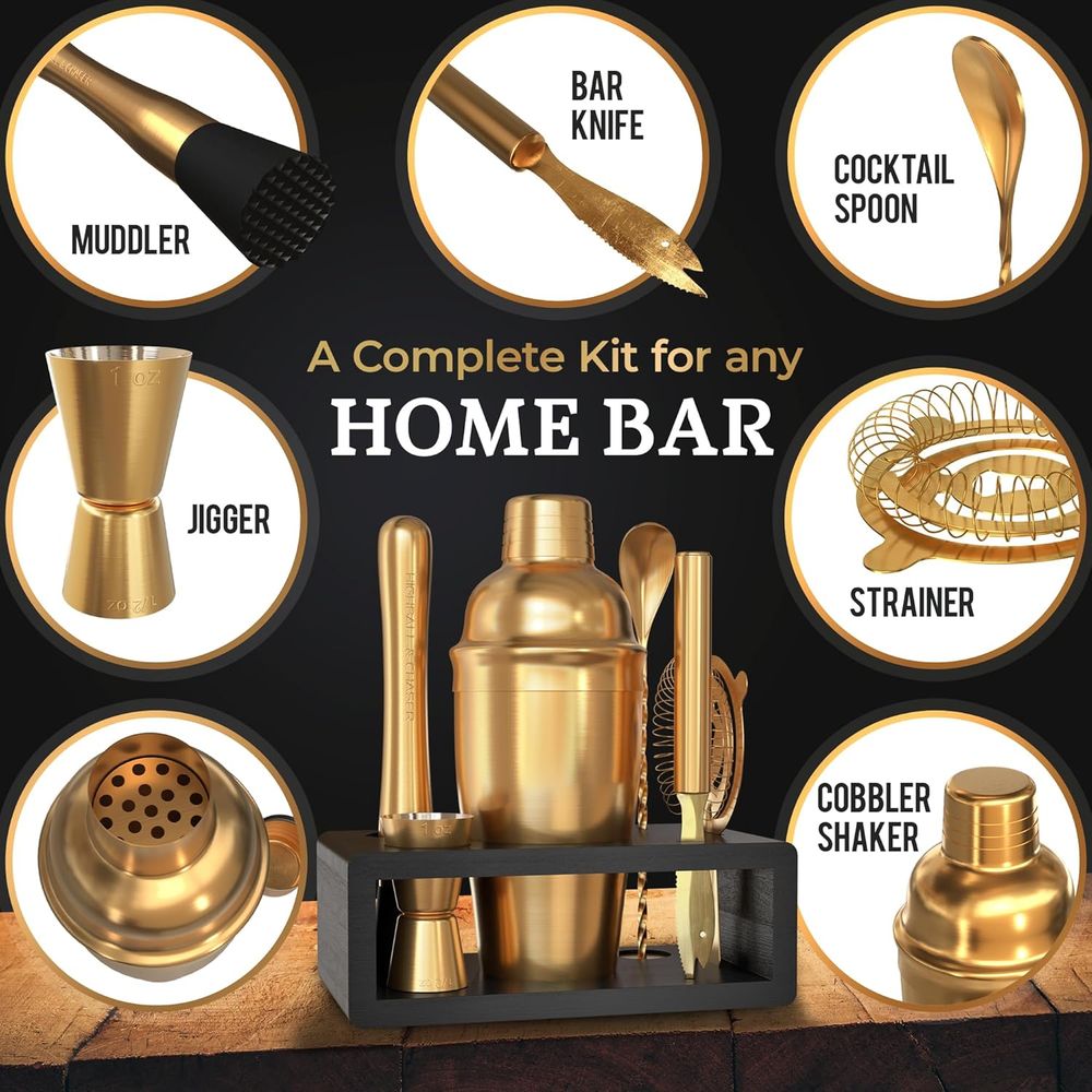Cocktail Shaker Set: Bartender - Cocktail Recipe Book recension och pris