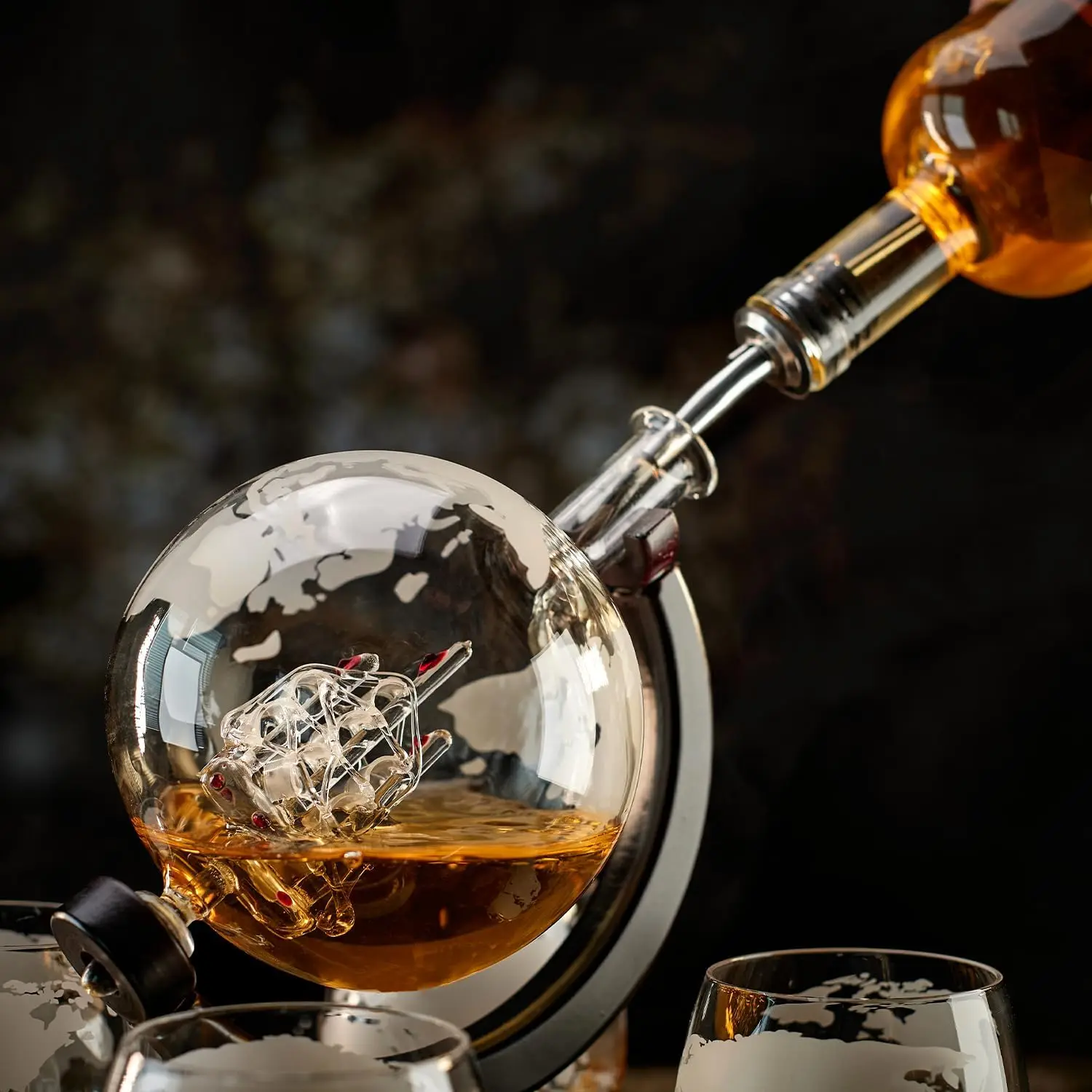 NANCIHUI Creative glass decant - Decanter Globe Set recension och pris