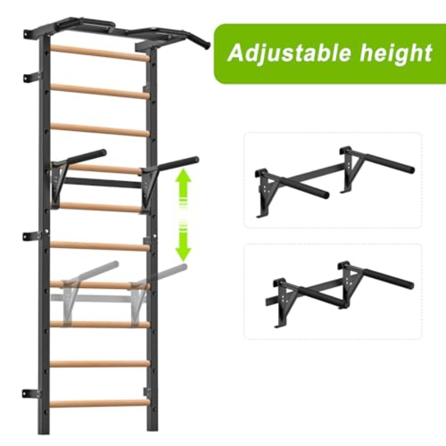 Wall Mounted Gymnastic Stall B - Home Bar And Gym recension och pris