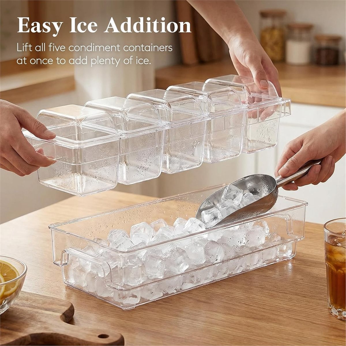 Chilled Condiment Containers,T - Garnish Tray Set recension och pris
