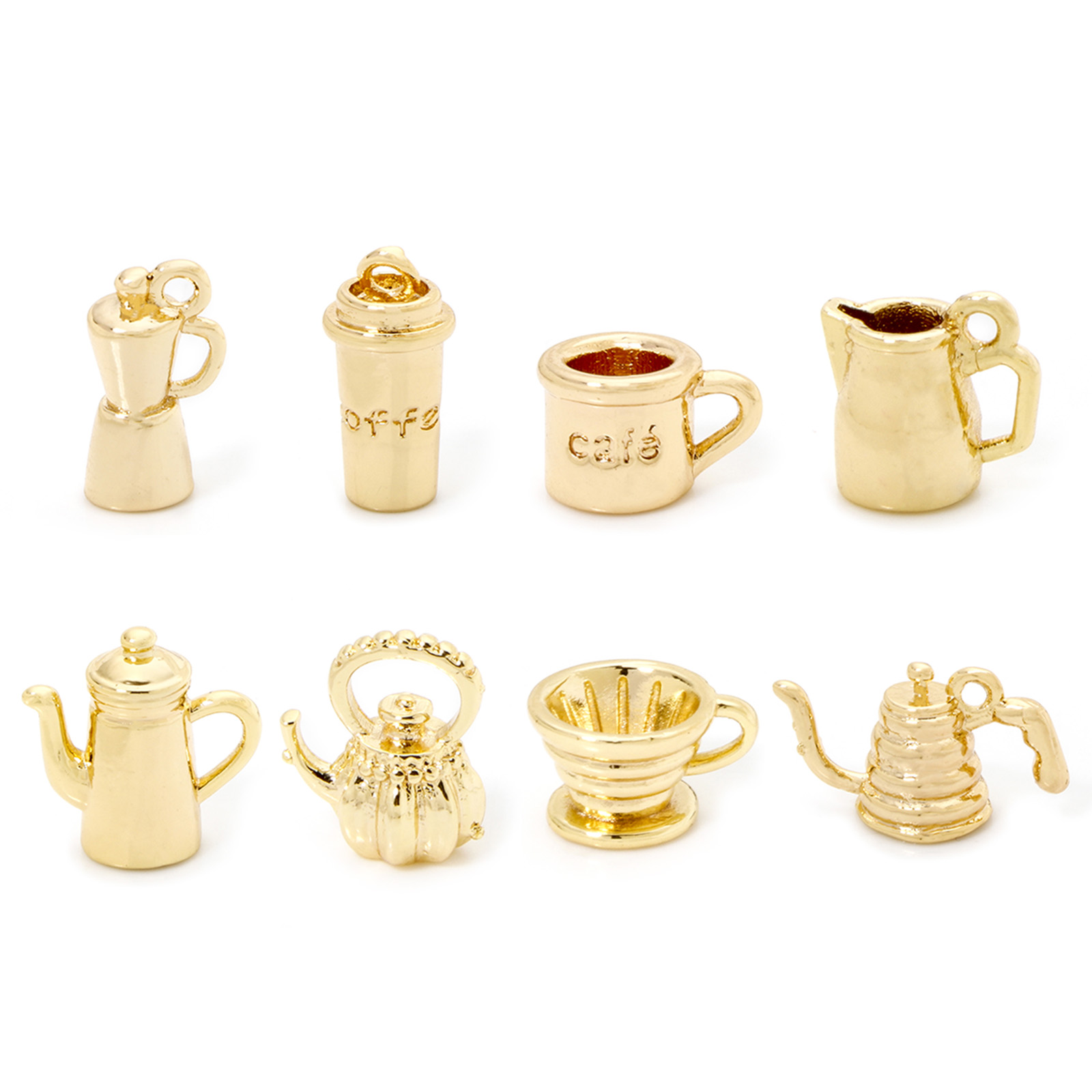 2/5 Piece Brass Charms 18k Gol - Citrus Juicer Bar recension och pris