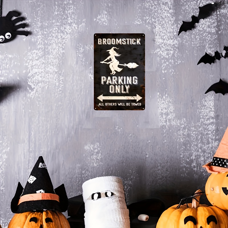 Vintage Halloween Metal Sign - - Home Bar And Kitchen recension och pris
