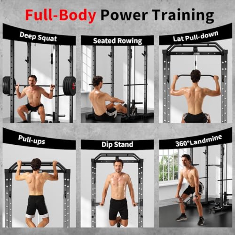 Home gym power rack with LAT p - Home Bar And Gym recension och pris