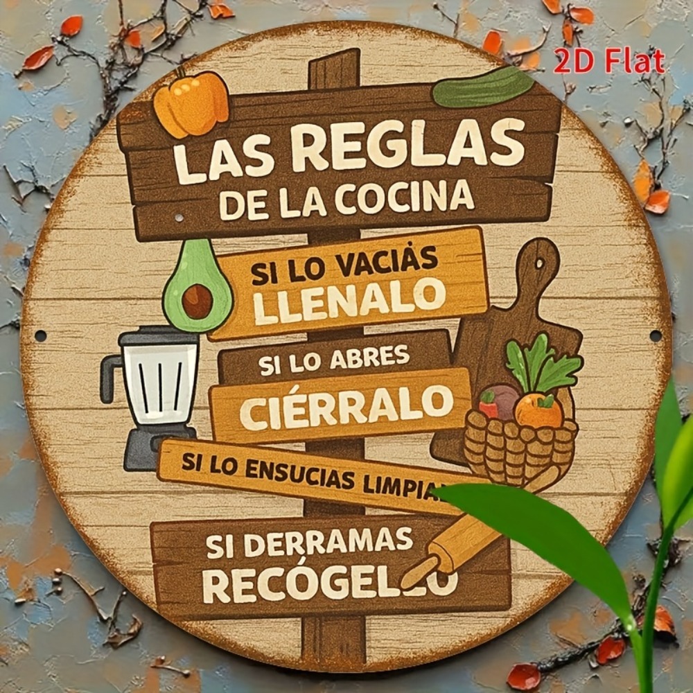 Rustic Farmhouse Dual Language - Home Bar And Kitchen recension och pris