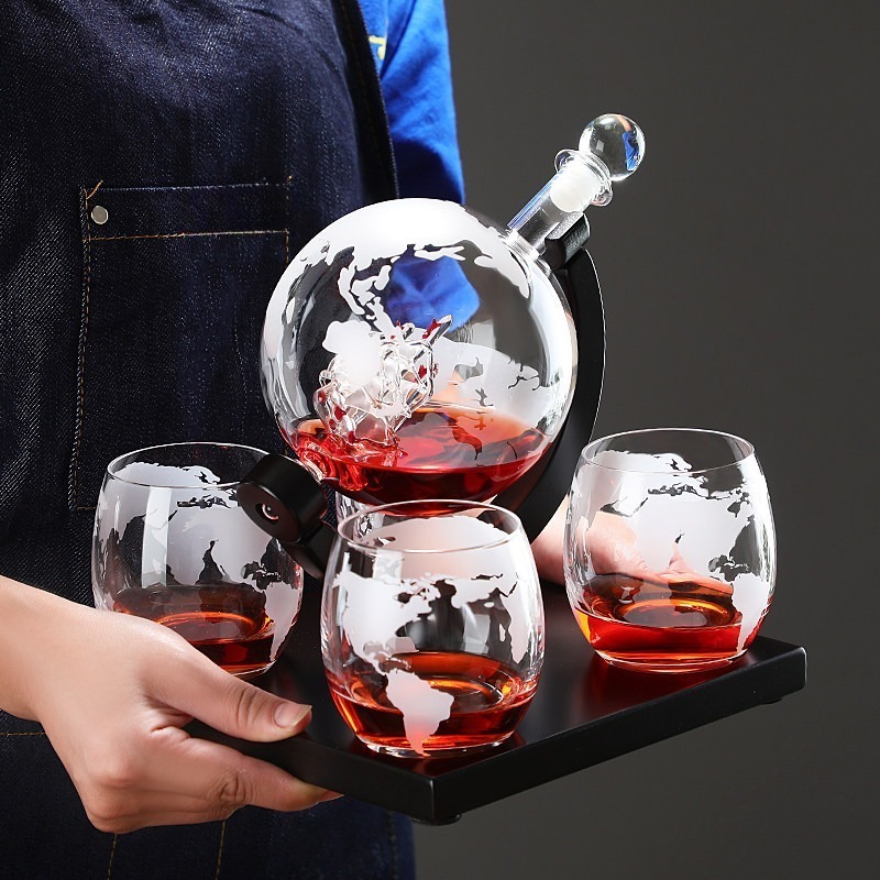 Decorative Globe Wine Decanter - Decanter Globe Set recension och pris