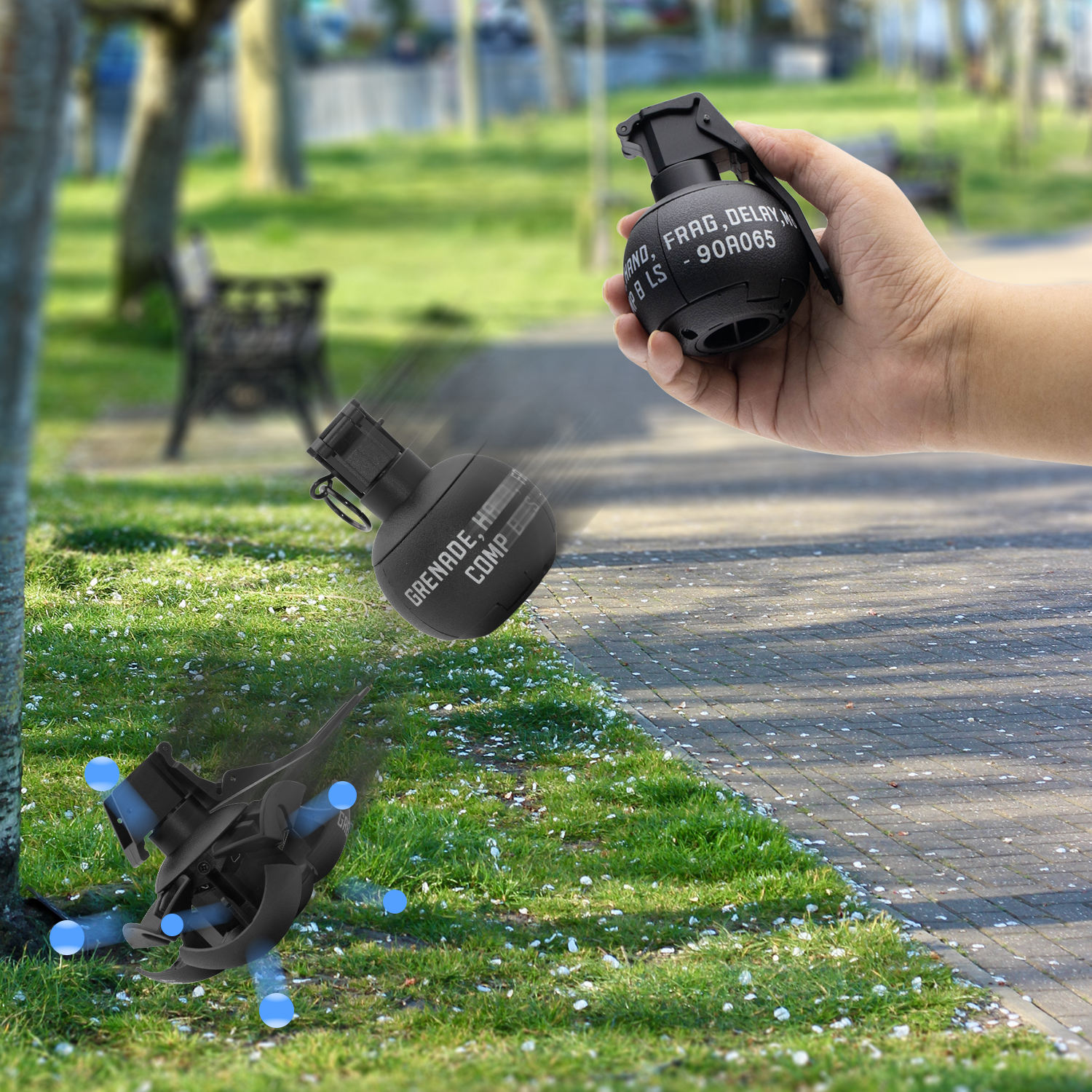 AA- Tactical Grenade Model Set - Smoking Gun Kit recension och pris