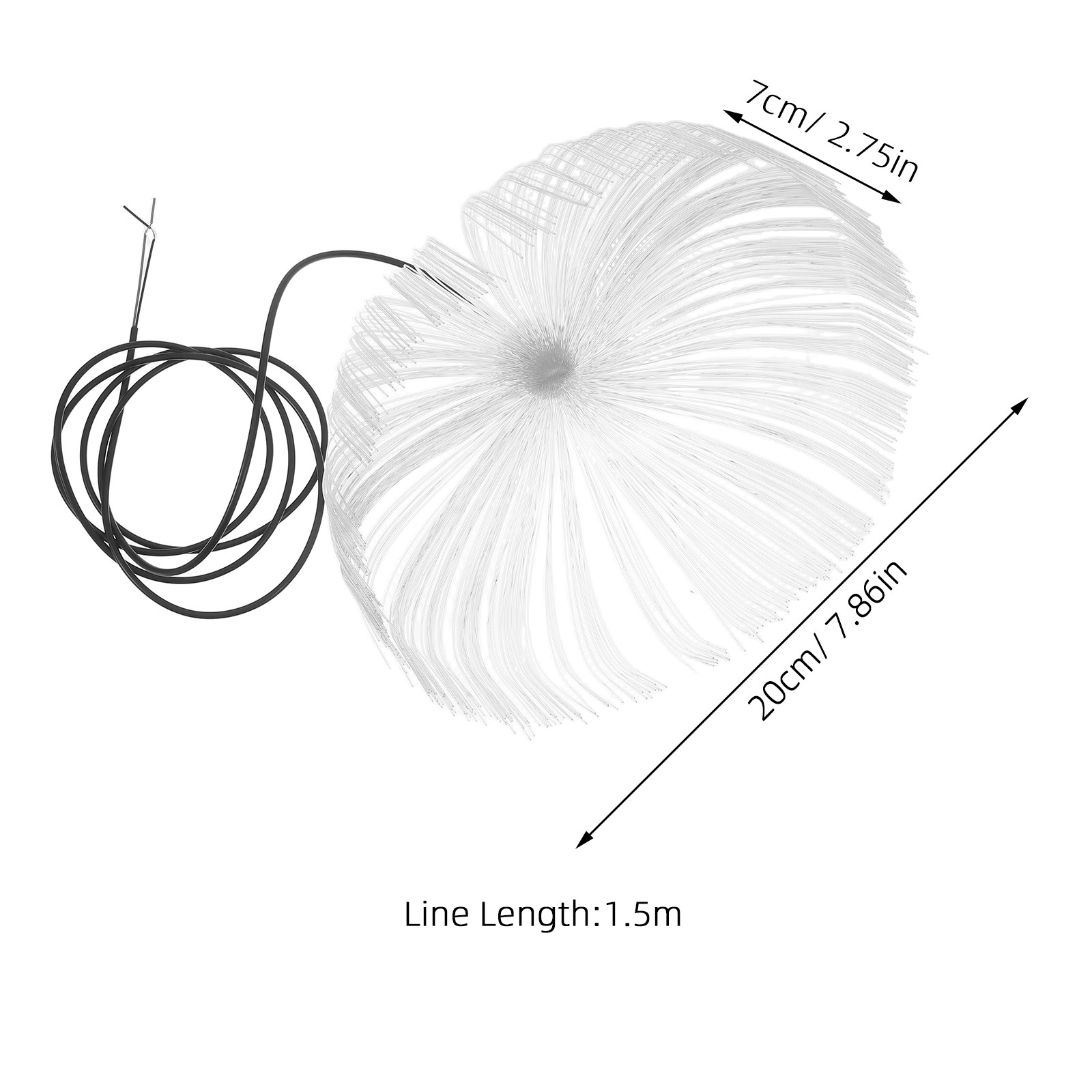 LED Fiber Optic Jellyfish Ceil - Home Bar And Theater recension och pris
