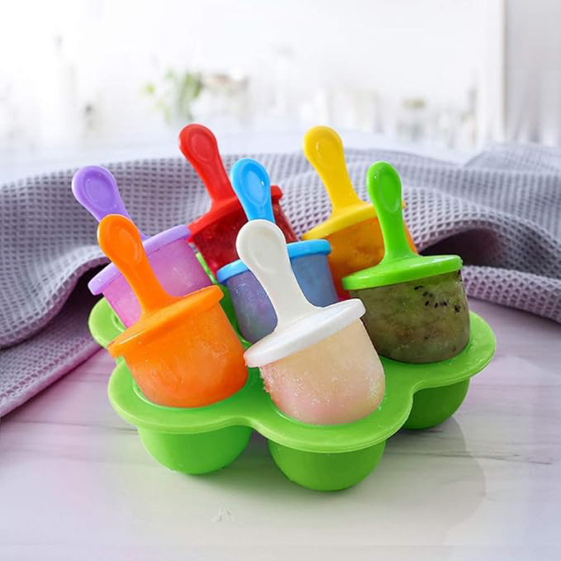 1pc 7 Holes DIY Ice Cream Pops - Ice Mold Sphere recension och pris